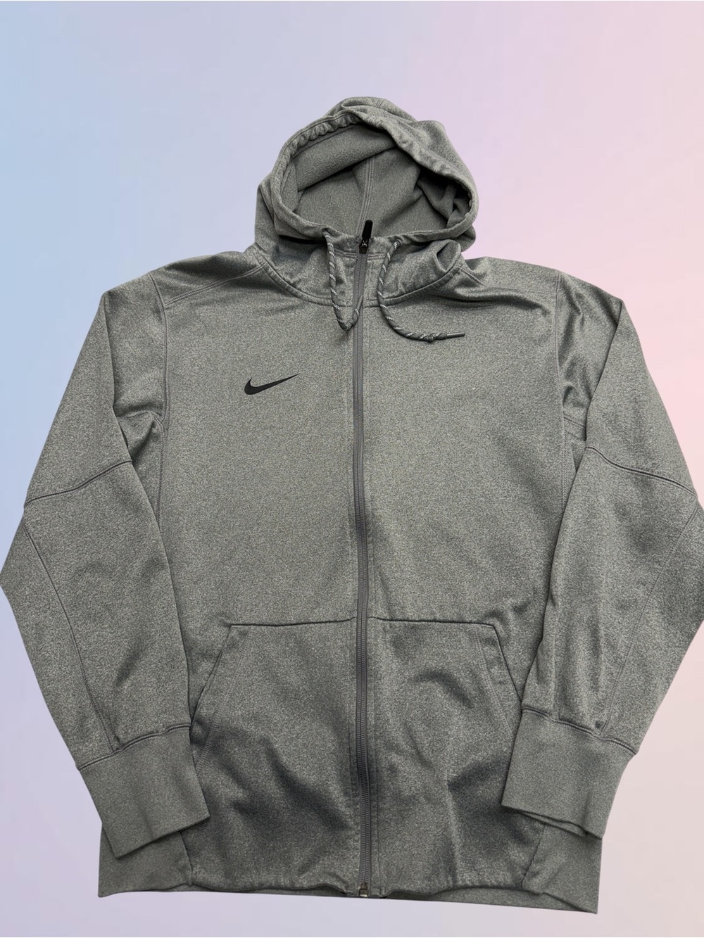 NIKE Women’s Small Gray Full Zip Performance Sweatshirt